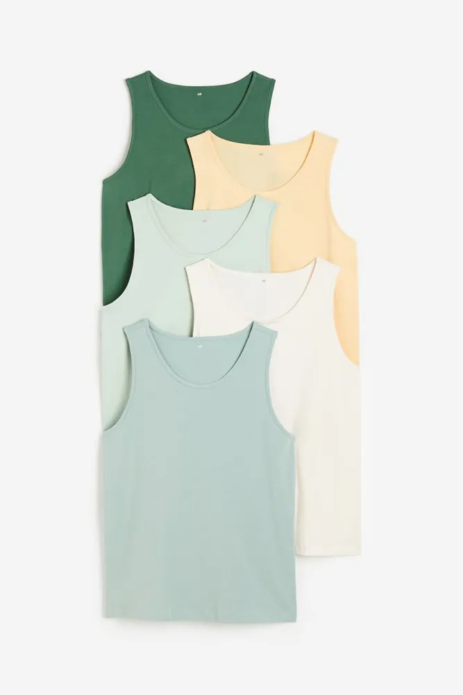 H&M 5-pack Cotton Tank Tops