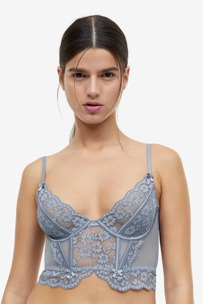 Non-padded Lace Bustier