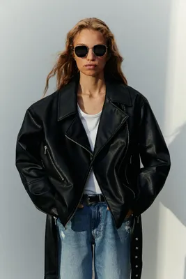 Oversized Biker Jacket