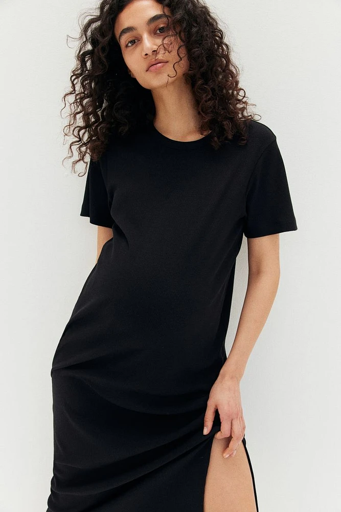 MAMA Ribbed T-shirt Dress