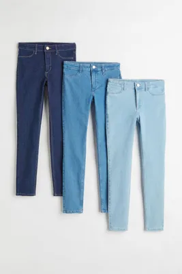 Lot de 3 jeans Taille ajustée