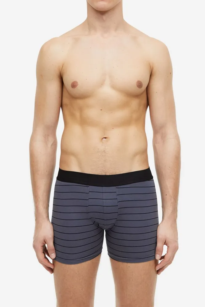 SUPIMA COTTON STRIPED BOXER BRIEFS