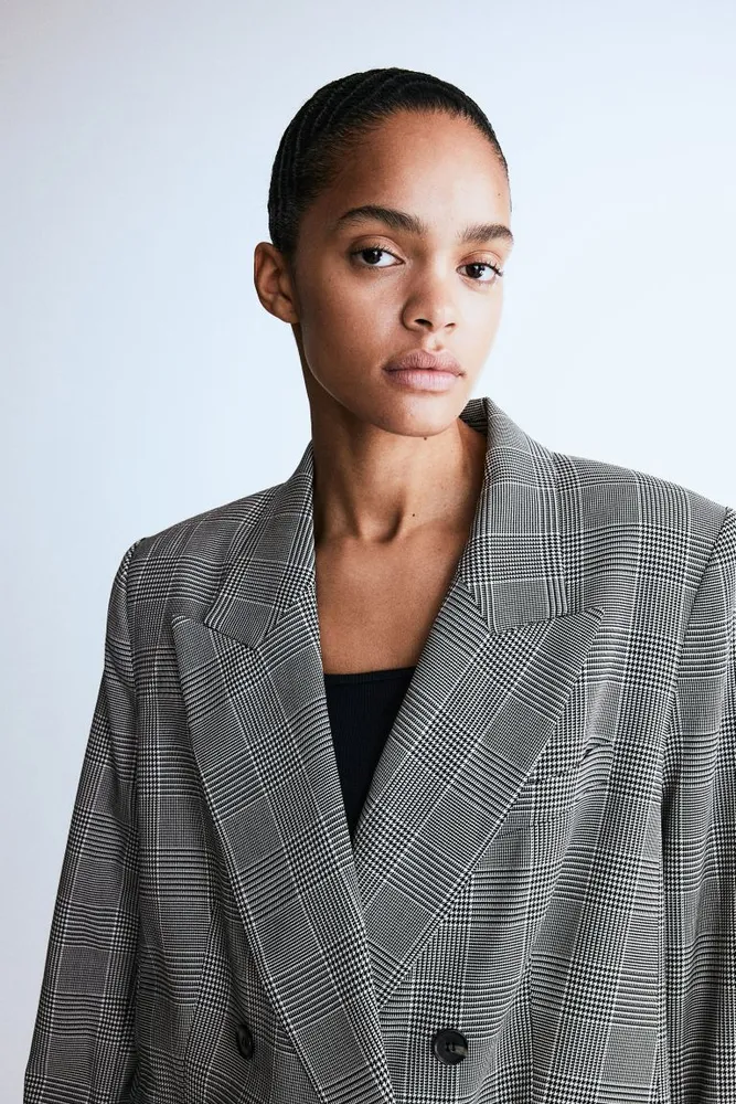 Oversized Double-breasted Blazer