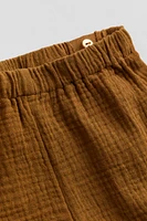 Cotton Muslin Shorts