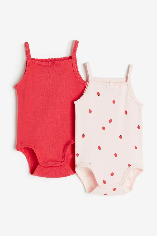 H&M 2-pack Sleeveless Cotton Bodysuits