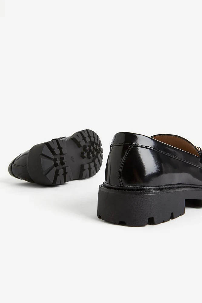 Chunky Leather Loafers