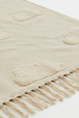 Tufted-pattern Cotton Rug