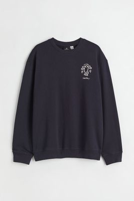 Relaxed Fit Printed Sweatshirt