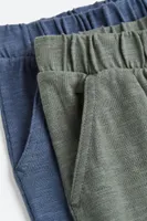 2-pack Slub Jersey Pants