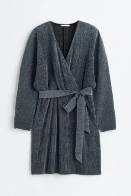 Robe portefeuille scintillante