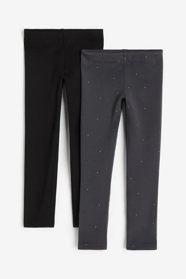 H&M 2-pack Thick Jersey Leggings
