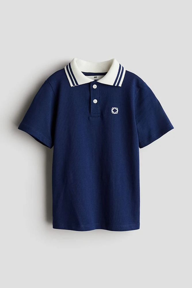 Cotton Jersey Polo Shirt