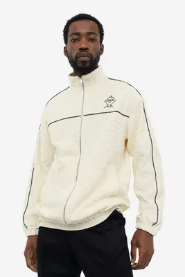 Relaxed Fit Terry Track Jacket