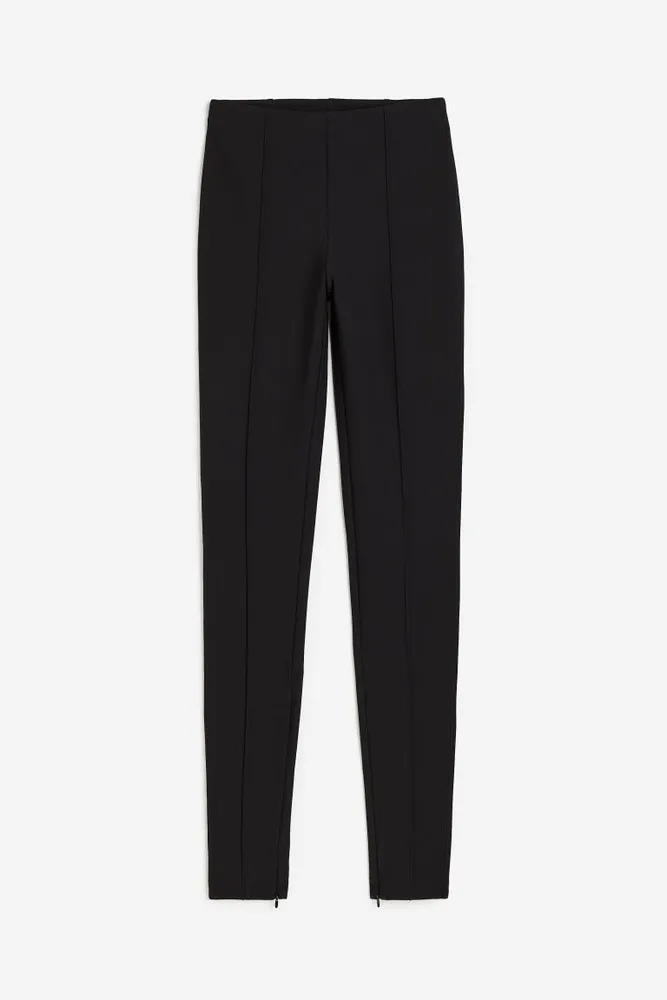 Zip-hem Leggings