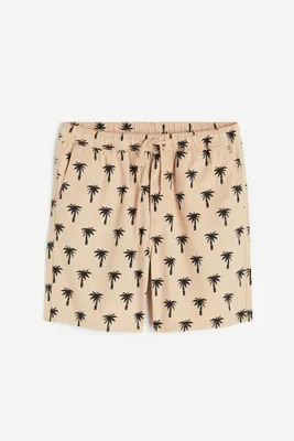 Regular Fit Patterned Shorts