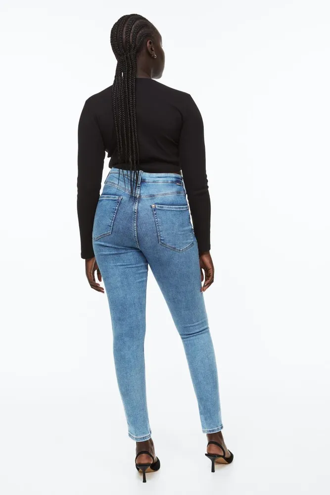 True To You Skinny Ultra High Ankle Jeans