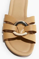 Intertwined-strap Sandals