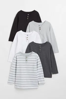 5-pack Henley Shirts
