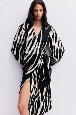 Cotton Wrap Dress