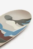 Hand-painted Stoneware Serving Dish