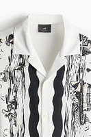 Regular Fit Printed Resort Shirt