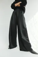 Silk-blend Satin Pants