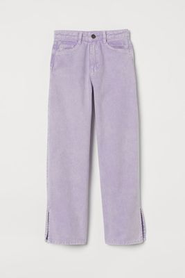 Wide High Twill Pants