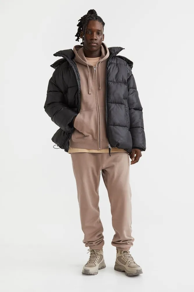 Hu0026m Oversized Fit Hooded Cotton Jacket | Kingsway Mall