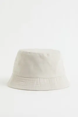 Chapeau tissu croisé de coton