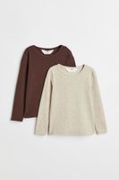2-pack Ribbed Cotton Tops