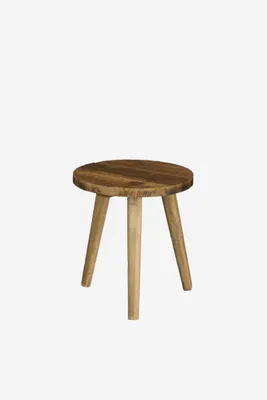 Table d'appoint en bois recyclé