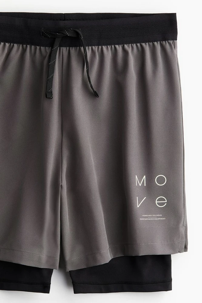 DryMove™ 2-in-1 Sports Shorts