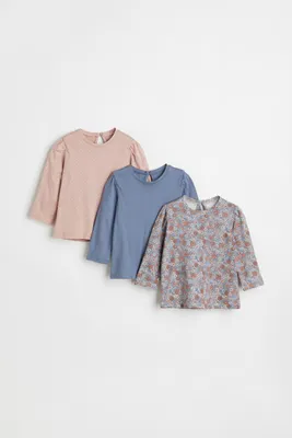 Lot de 3 T-shirts en jersey