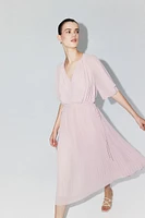 MAMA Pleated Nursing Dress