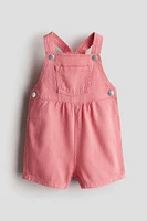 Denim Overall Shorts