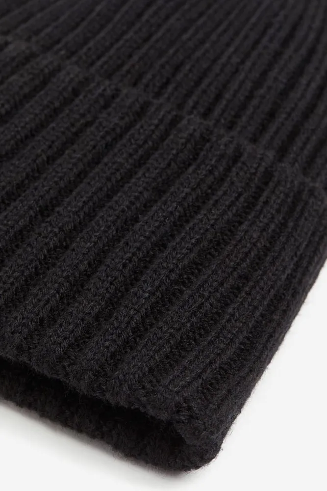 Rib-knit Hat