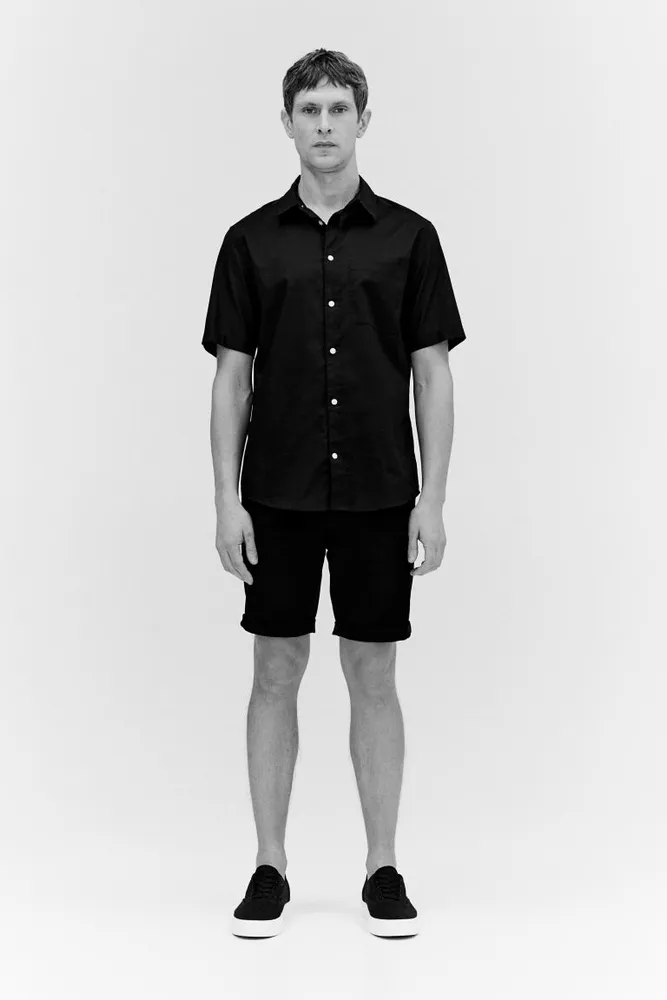 Slim Fit Cotton Twill Shorts