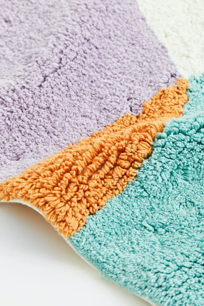 Color-block Bath Mat