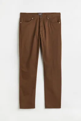 Slim Fit Cotton Twill Pants