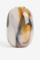 Patterned Glass Vase