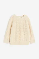 Cable-knit Cotton Sweater