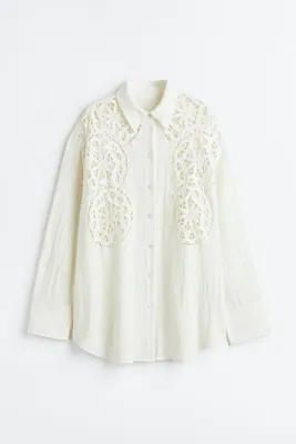 Oversized Embroidered Shirt