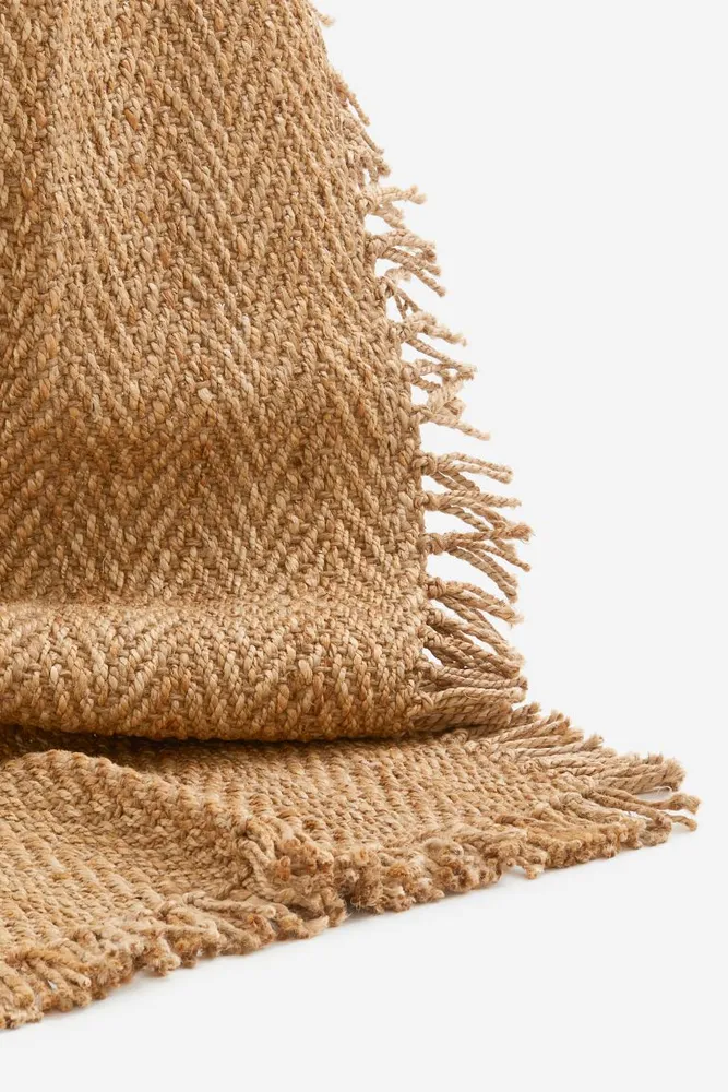 Jute Rug with Fringe