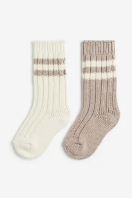 2-pack Knit Socks
