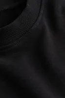 Cropped Short-sleeved Sweatshirt