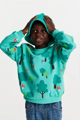 Patterned Sweatshirt