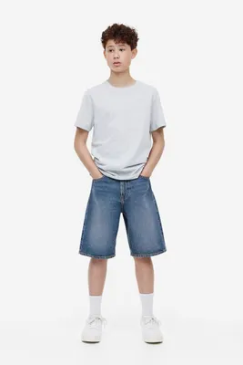 Short en jean ample