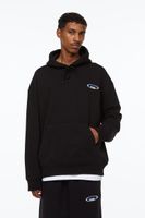 Relaxed Fit Printed Hoodie