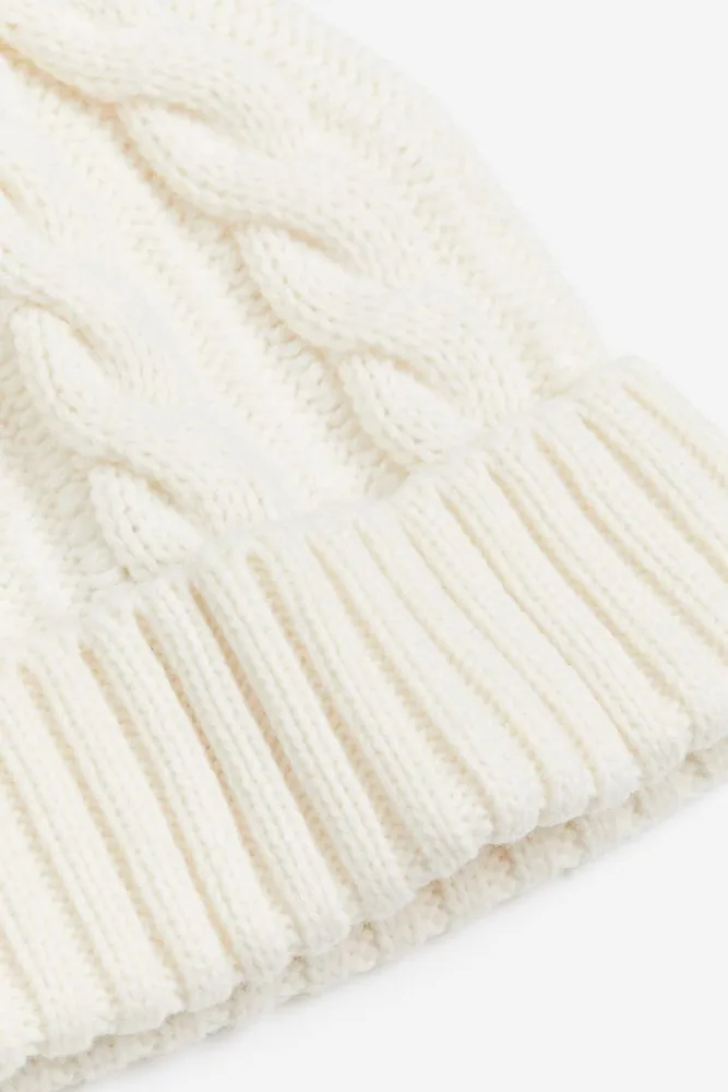 Cable-knit Beanie