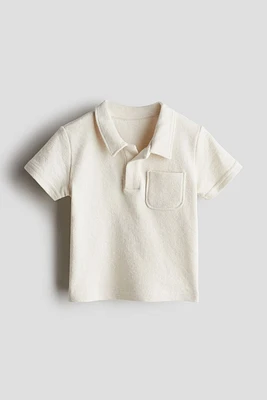 Cotton Terry Polo Shirt